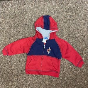 Cleveland Cavaliers Toddler Zipper Hoodie Sweatshirt- size 2T